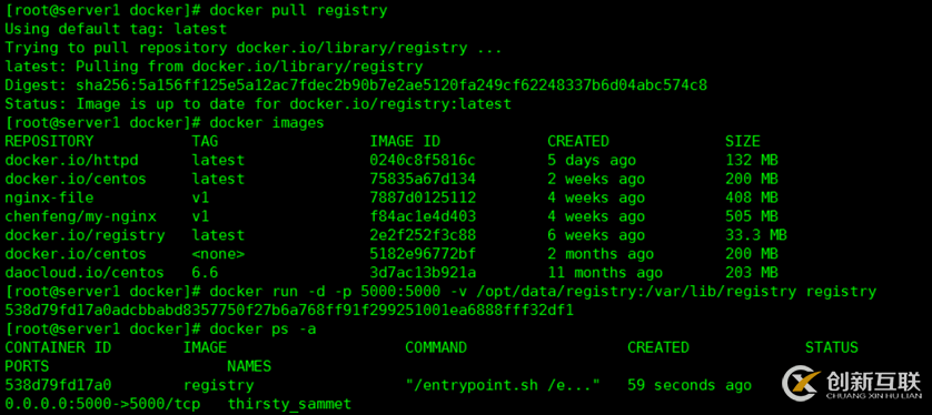 docker私有倉庫怎么用