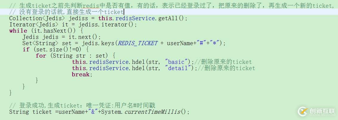 移動設備單點登錄功能實現(xiàn)