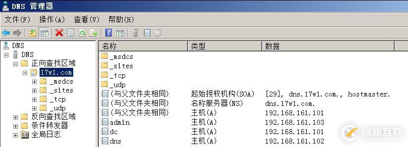 搭建獨立DC域控制器、DNS服務器