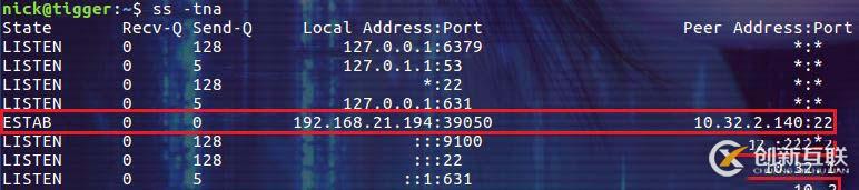 ss命令怎么在linux中使用