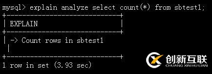 Explain Analyze在MySQL 8.0.18版本