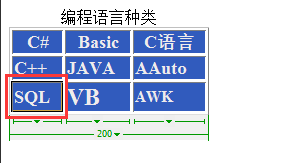 Dreamweaver如何選中多個單元格