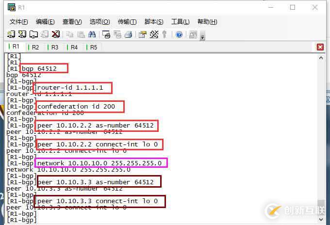 BGP路由反射器以及大AS之間的鄰居建立是怎樣的