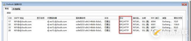 Outlook 客戶端無法通過 MAPI over HTTP 連接