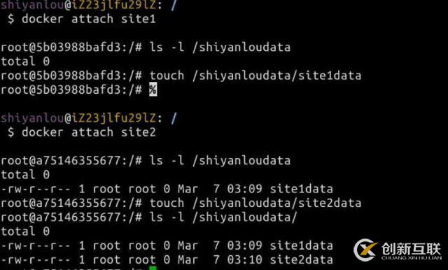 Docker數據卷管理的示例分析