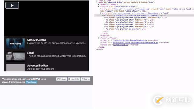 HTML5中視頻播放庫video.js的示例分析