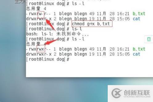 linux中chmod命令的使用方法