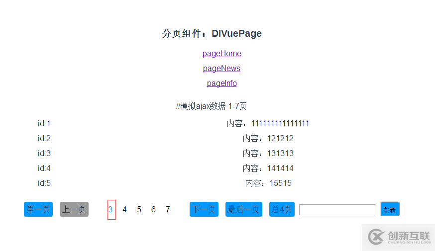 Vue.js分頁組件如何實現diVuePagination