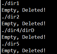 Shell中怎么實現遞歸刪除空文件夾