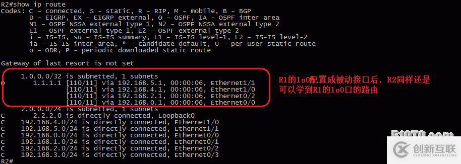 29、OSPF配置實驗之被動接口