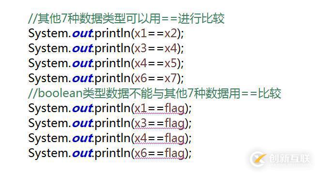 Java中”==”運算符的使用