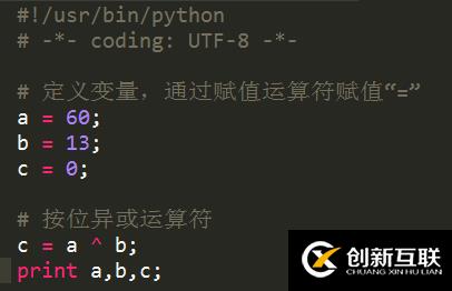 Python位運算符