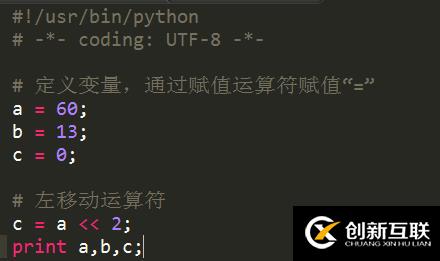 Python位運算符