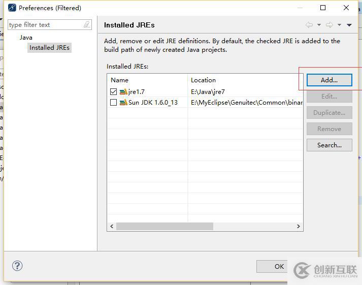 jdk1.7如何在myEclipse環境中進行配置