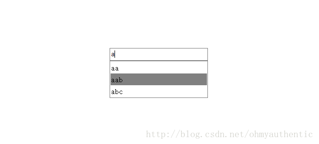 JavaScript組件開發之輸入框加候選框的示例分析