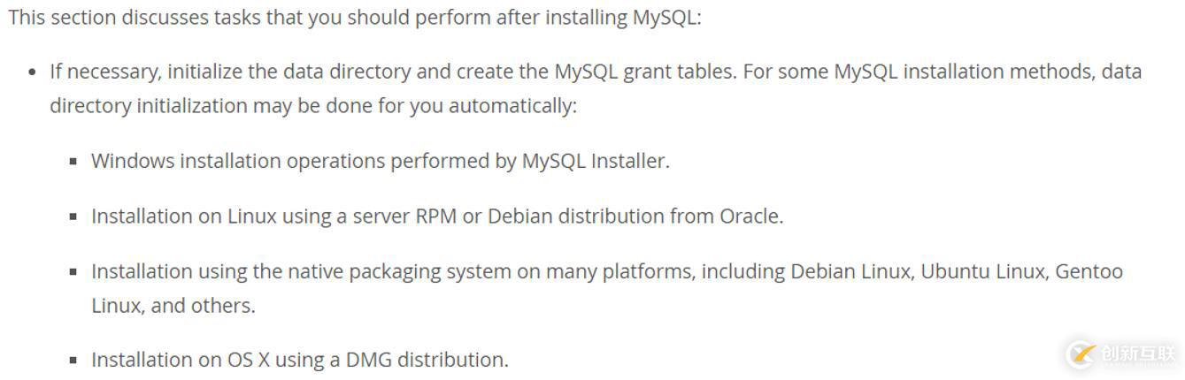 RedHat 7.2上通過RPM包安裝MySQL 5.7.20的詳細步驟