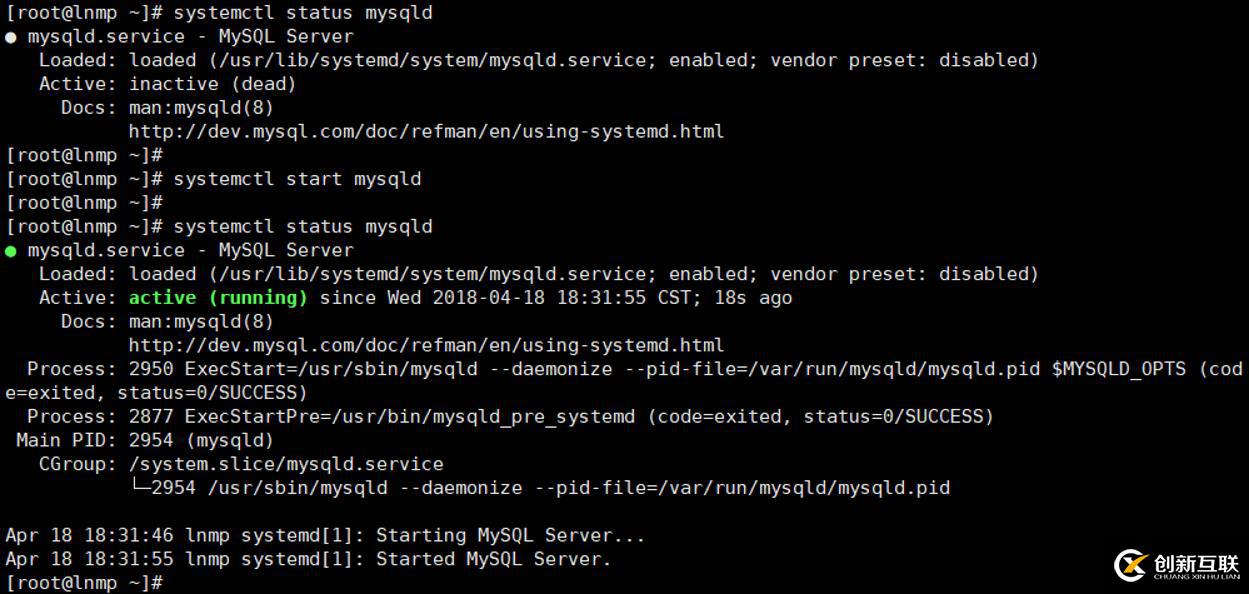 RedHat 7.2上通過RPM包安裝MySQL 5.7.20的詳細步驟