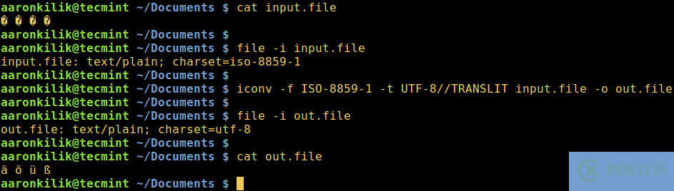 Linux 下如何將使用各種字符編碼的文件轉化為UTF-8編碼