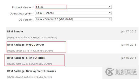 Linux centos7 安裝mysql5