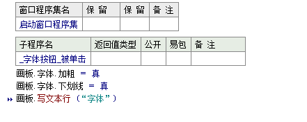 如何在易語(yǔ)言中設(shè)置畫(huà)板中寫(xiě)出文字的字體