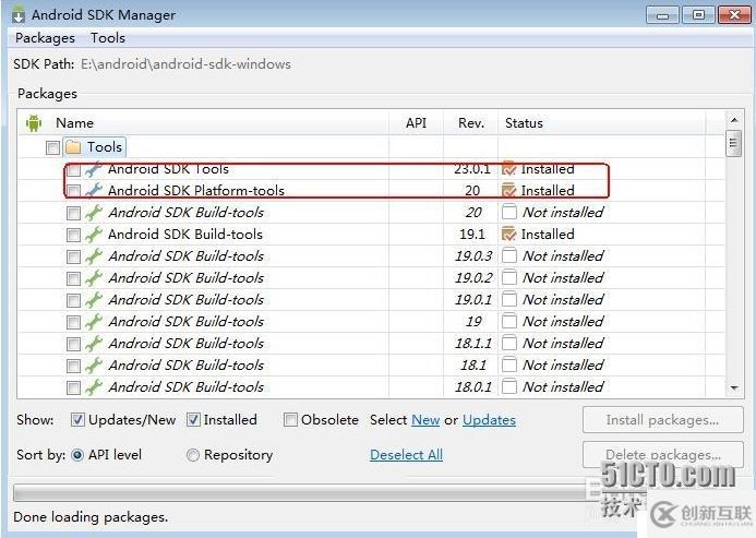 Android ADT，SDK 更新后一個問題：新建項目layout和src文件夾為空