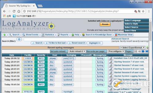 Rsyslog+Loganalyer+MySQL下部署日志服務器