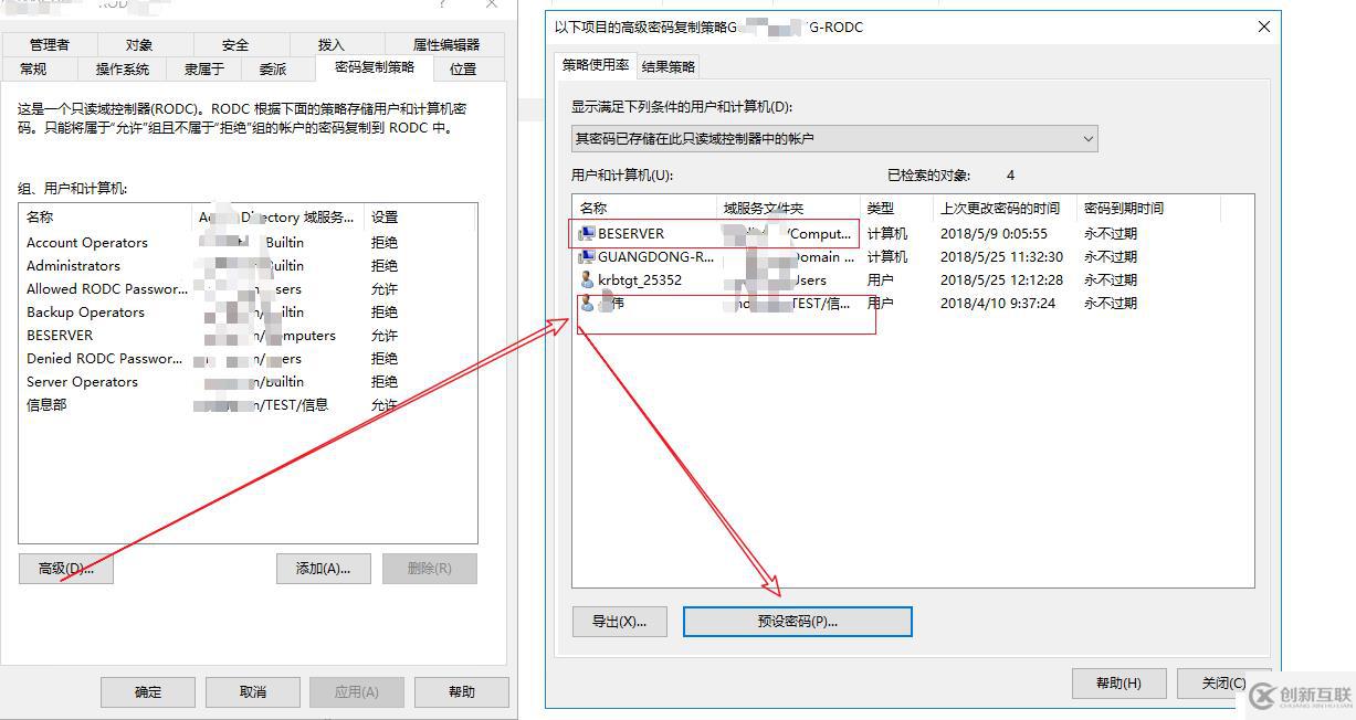 只讀域控制器RODC的一些知識點