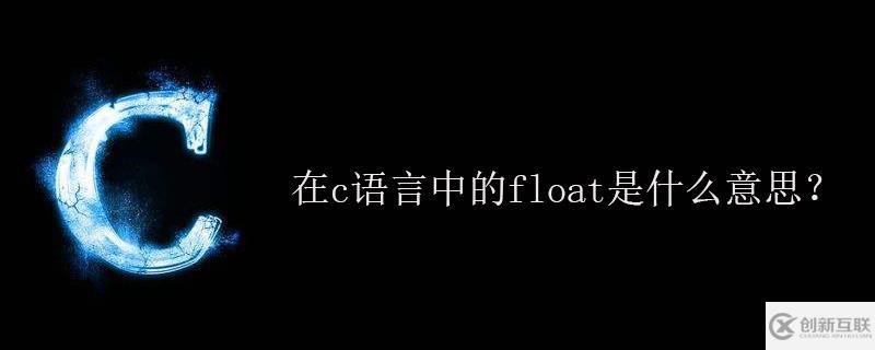 c語言中的float表示什么意思？