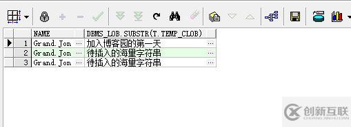 Oracle中如何使用CLOB大數據字段類型