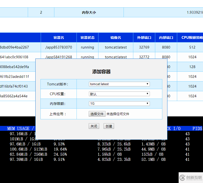 如何基于spring-boot和docker-java實現對docker容器的動態管理和監控功能