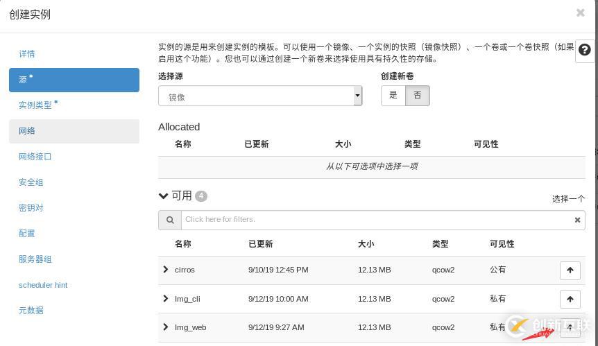 openstack學習-計算管理