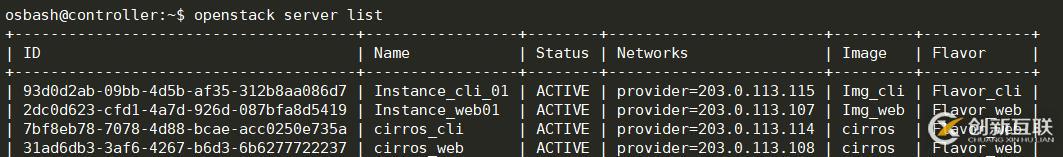 openstack學習-計算管理