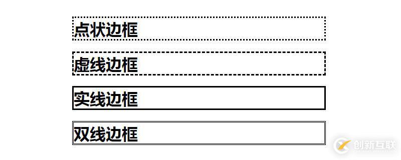 css中常見的邊框樣式是什么