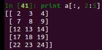 python 多維切片之冒號和三個(gè)點(diǎn)的用法介紹