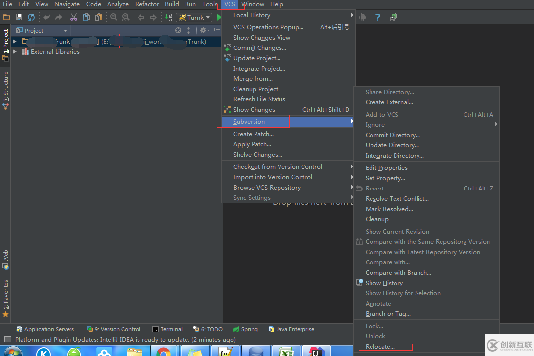 IntelliJ IDEA中TortoiseSVN如何修改服務器地址