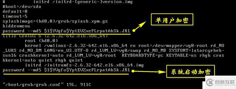 破解Grub系統啟動密碼和單用戶密碼