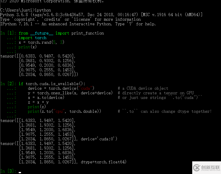 Windows環境下老顯卡跑PyTorch GPU版本方示例分析