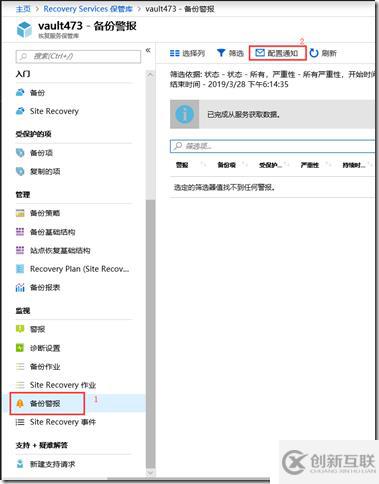 利用Azure Backup備份虛擬機之十：監視Azure 備份工作負載