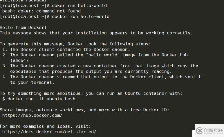 centos7上簡單docker ce安裝和簡單配置