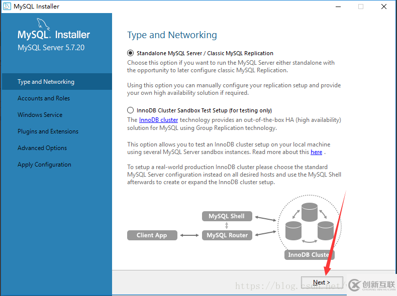 windows下mysql 5.7.20 安裝配置方法圖文教程