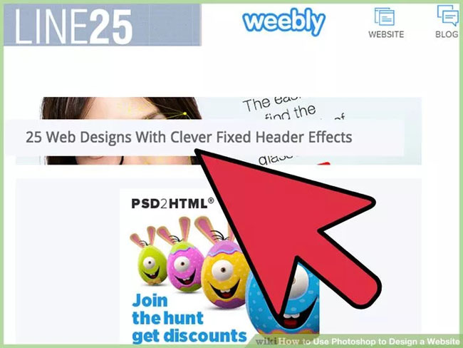 如何使用Photoshop設計網站
